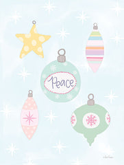 LAR560 - Pastel Christmas Ornaments - 12x16