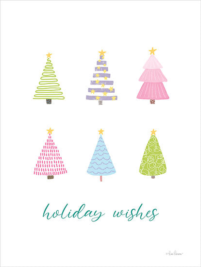 Lisa Larson Licensing LAR563LIC - LAR563LIC - Holiday Wishes Pastel Christmas Trees - 0  from Penny Lane