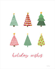 LAR569 - Holiday Wishes Christmas Trees - 12x16