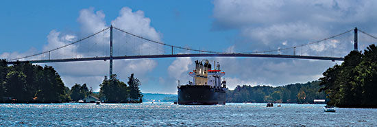 Lori Deiter LD2430 - LD2430 - Rolling on the River - 18x6 Photography, Ship, Bridge, Boats, Landscape from Penny Lane