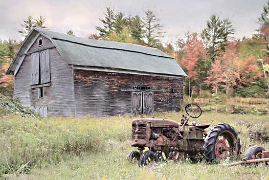 Lori Deiter LD2562 - LD2562 - Another Year Older - 18x12 Barn, Farm, Tractor, Trees, Photography from Penny Lane