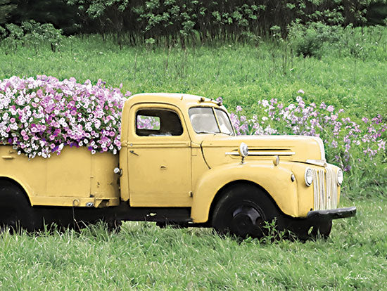 Lori Deiter LD2662 - LD2662 - Make Your Dreams Happen - 16x12 Truck, Flowers, Wildflowers, Purple Flowers, Landscape, Photography from Penny Lane