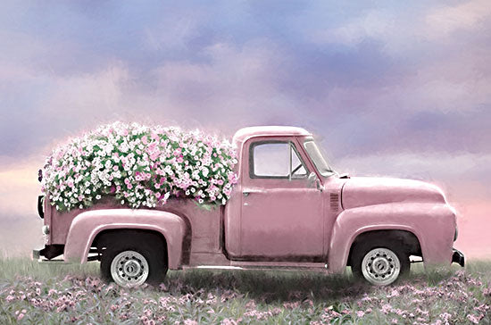 Lori Deiter LD2691 - LD2691 - Pink Floral Truck - 18x12 Pink Truck, Flowers, Truck, Whimsical, Flower Truck, Photography from Penny Lane