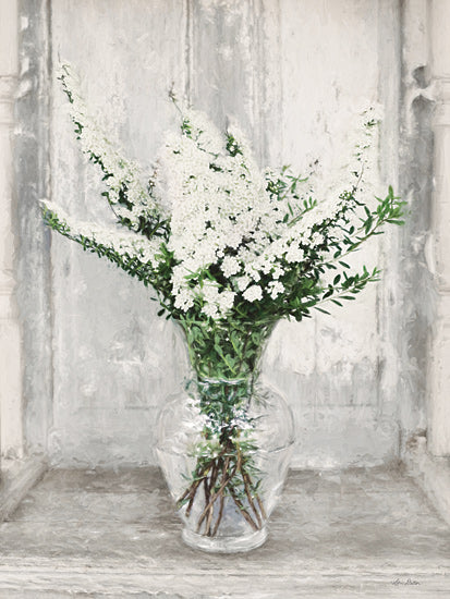 Lori Deiter LD2888 - LD2888 - Bridal Veil Flowers - 12x16 Photography, Bridal Flowers, White Flowers, Glass Vase, Wedding, Still Life from Penny Lane