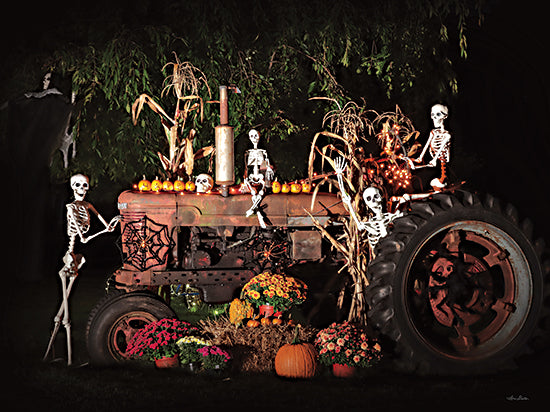 Lori Deiter LD3018 - LD3018 - Halloween Tractor - 16x12 Halloween, Tractor, Skeletons, Still Life, Pumpkins, Fall, Autumn, Pumpkins, Photography from Penny Lane