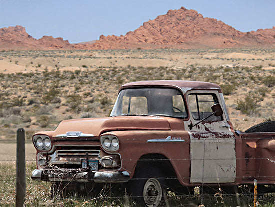 Lori Deiter LD3230 - LD3230 - Chevrolet Apache - 16x12 Photography, Truck, Chevrolet, Vintage, Landscape, Desert, Hills, Rocks, Masculine from Penny Lane
