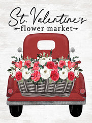 LET1049 - St. Valentine's Flower Market - 12x16