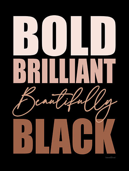 lettered & lined LET207 - LET207 - Beautifully Black - 12x16 Beautifully Black, Black Art, Tween, Girl Power, Signs from Penny Lane