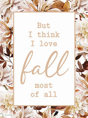 LET257 - I Love Fall Most of All - 12x16