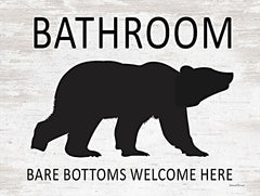 LET291 - Bare Bottoms Welcome Here - 16x12