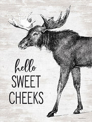 LET293 - Hello Sweet Cheeks Moose - 12x16