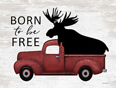 LET296 - Born to be Free Moose - 16x12