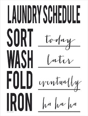 LET299 - Laundry Schedule - 12x16