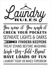 LET301 - Laundry Rules - 12x16