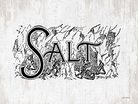 lettered & lined LET311 - LET311 - Salt - 16x12  Salt, Kitchen, Typography, Sketch, Signs from Penny Lane