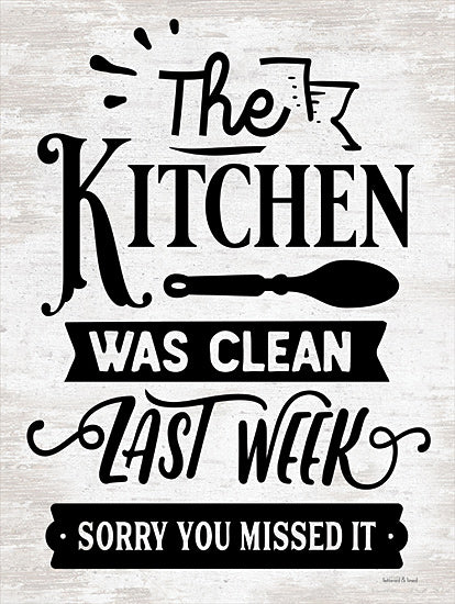 lettered & lined LET359 - LET359 - Clean Last Week - 12x16 Kitchen, Humorous, Typography, Signs from Penny Lane