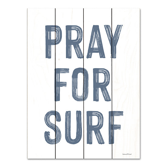 lettered & lined LET368PAL - LET368PAL - Pray for Surf - 12x16 Pray for Surf, Surfing, Surfboards, Ocean, Summer, Typography, Signs from Penny Lane