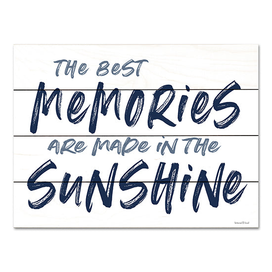 lettered & lined LET371PAL - LET371PAL - The Best Memories - 16x12 Best Memories, Made in Sunshine, Summer, Lake, Coastal, Typography, Signs from Penny Lane