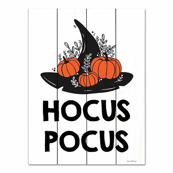 lettered & lined LET444PAL - LET444PAL - Hocus Pocus - 12x16 Hocus Pocus, Halloween, Witch's Hat, Pumpkins, Typography, Signs from Penny Lane