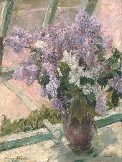 lettered & lined LET491 - LET491 - Lilacs in the Light - 12x16 Lilacs, Flowers, Purple Flowers, Vase, Abstract from Penny Lane