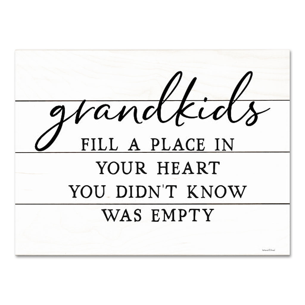 lettered & lined LET690PAL - LET690PAL - Grandkids - 16x12 Grandkids, Grandchildren, Family, Inspirational, Typography, Signs, Black & White from Penny Lane