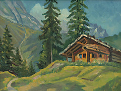 LET839 - Mountain Cabin - 16x12