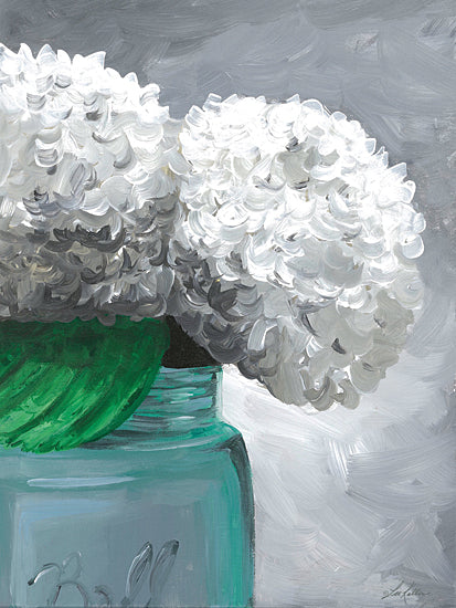 Lee Keller LK132 - LK132 - Hydrangea Blooms I  - 12x16 Flowers, Hydrangeas, Ball Jars, Bouquet from Penny Lane