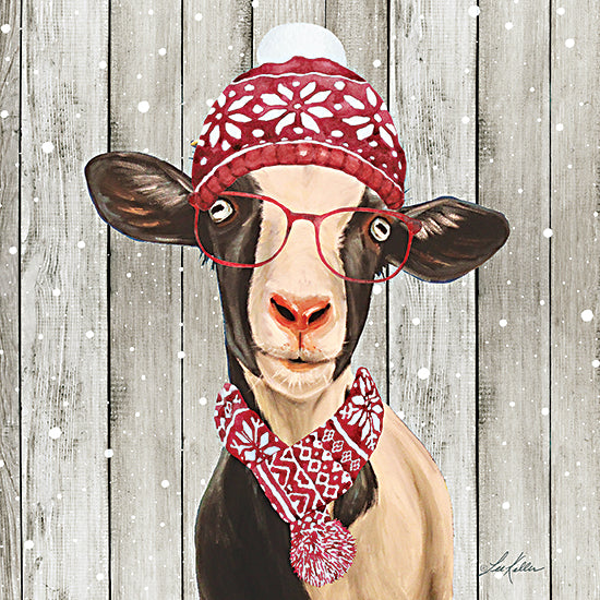 Lee Keller LK137 - LK137 - Christmas Goat - 12x12 Christmas, Holidays, Goat, Whimsical from Penny Lane