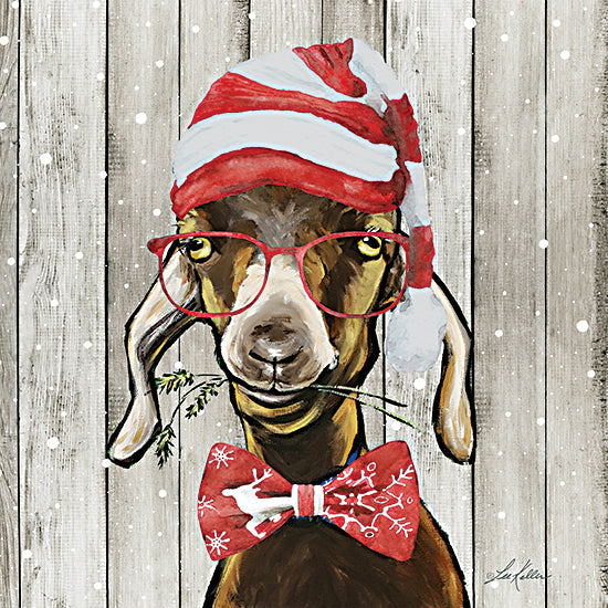 Lee Keller LK139 - LK139 - Christmas Goat - 12x12 Christmas, Holidays, Goat, Whimsical from Penny Lane