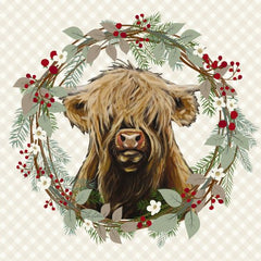 LK143LIC - Christmas Highland Wreath - 0