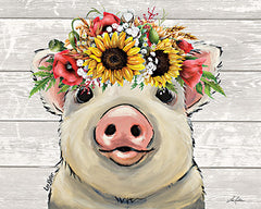 LK182 - Sunflower Pig    - 16x12