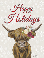 LK202 - Happy Holidays Highland - 12x16