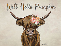 LK204 - Well Hello Pumpkin Highland - 16x12