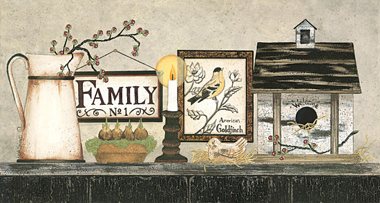 Linda Spivey LD1365 - Family  - Family, Pitcher, Birdhouse, Birds, Candle from Penny Lane Publishing