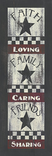 Linda Spivey LS1601 - Faith-Family-Friends - Barn Star, Primitive, Sign, Primitive, Inspirational, Farm Life from Penny Lane Publishing