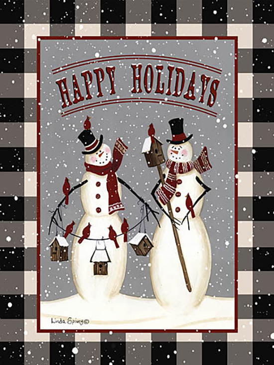 Linda Spivey Licensing LS1825 - LS1825 - Snowmen Happy Holidays - 0  from Penny Lane