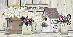 LS1844 - Farmhouse Flowers - 18x9