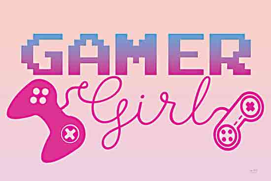 Lux + Me Designs LUX1000 - LUX1000 - Gamer Girl - 18x12 Games, Video Games, Tween, Girls, Gamer Girl, Typography, Signs, Textual Art, Controller, Pink from Penny Lane