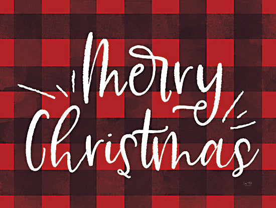 Lux + Me Designs LUX117 - LUX117 - Merry Christmas on Plaid   - 16x12 Christmas, Holidays, Merry Christmas, Typography, Signs, Textual Art, Plaid, Lodge from Penny Lane
