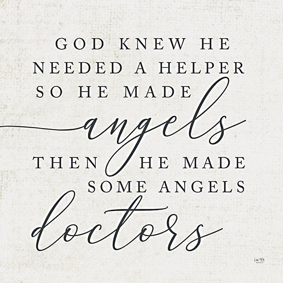 Lux + Me Designs LUX283 - LUX283 - God Made Angel Doctors - 12x12 Angels, Religious, Doctors Healing, Medical, Inspirational, Signs, Calligraphy from Penny Lane