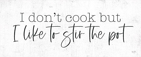 Lux + Me Designs  LUX489 - LUX489 - I Like to Stir the Pot - 20x8 I Like to Stir the Pot, Humorous, Tween, Black & White, Signs, Kitchen from Penny Lane