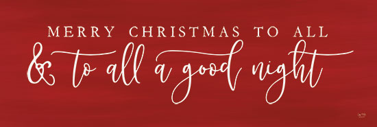 Lux + Me Designs LUX498A - LUX498A - Merry Christmas to All - 36x12 Merry Christmas to All, Red & White, Holidays, Signs from Penny Lane