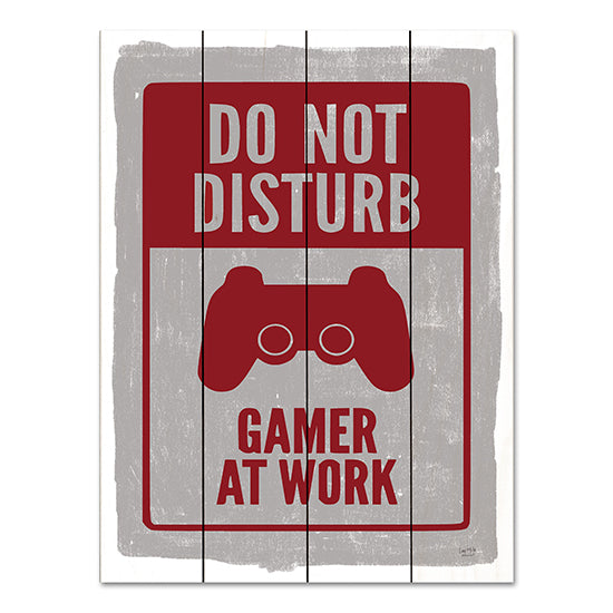 Lux + Me Designs LUX540PAL - LUX540PAL - Gamer at Work - 12x16 Gamer at Work, Video Games, Games, Masculine, Humorous, Typography, Signs from Penny Lane