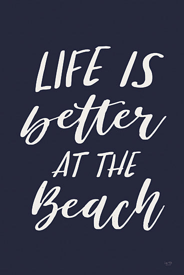 Lux + Me Designs LUX628 - LUX628 - Better at the Beach - 12x18 Life is Better at the Beach, Beach, Coastal, Summer, Typography, Signs from Penny Lane