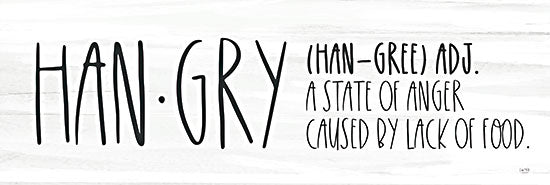Lux + Me Designs LUX651 - LUX651 - Hangry Definition - 18x6 Hangry, Hangry Definition, Kitchen, Humorous, Black & White, Typography, Signs from Penny Lane