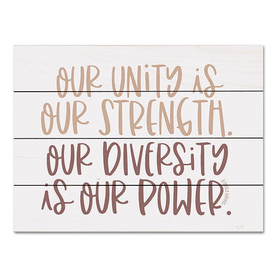 Lux + Me Designs LUX677PAL - LUX677PAL - Our Unity - 16x12 Our Unity is Our Strength, Quotes, Kamala Harris, Motivational, Typography, Signs from Penny Lane