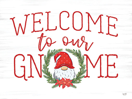 Lux + Me Designs LUX716 - LUX716 - Welcome to Our Gnome - 16x12 Welcome to Our Home, Gnomes, Christmas, Holidays, Whimsical, Typography, Signs from Penny Lane