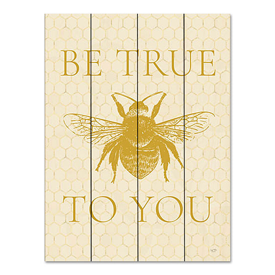 Lux + Me Designs LUX734PAL - LUX734PAL - Be True to You - 12x16 Be True to You, Bees, Honeycomb, Motivational, Typography, Signs from Penny Lane