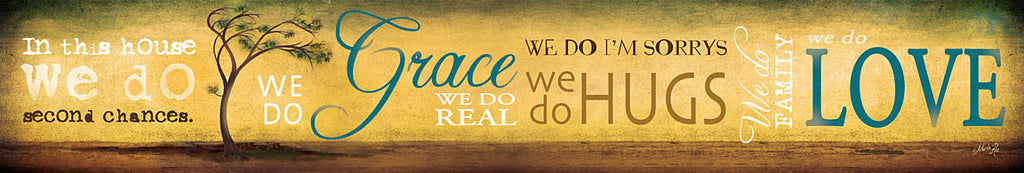 Marla Rae MA151 - MA151 - We Do - 36x6 In This House We Do Second Chances, Grace, Love, Family, Tree, Typography, Signs from Penny Lane
