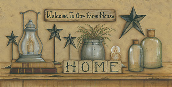 Mary Ann June MARY472 - Welcome to Our Farm House - Home, Signs, Barn Star, Jars, Lantern from Penny Lane Publishing